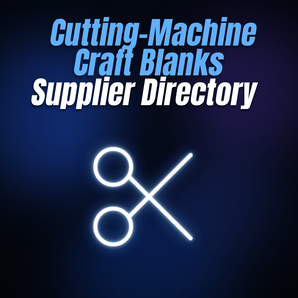 Cutting-Machine Craft Blanks Supplier Directory