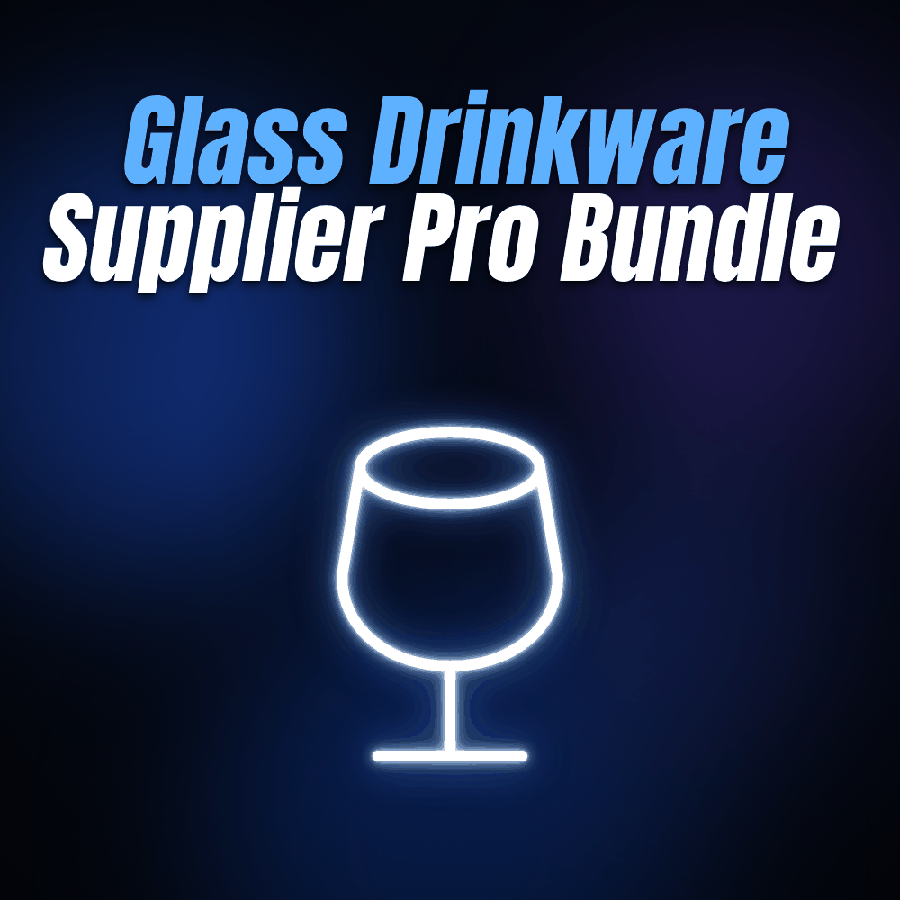Glass Drinkware Supplier Pro Bundle