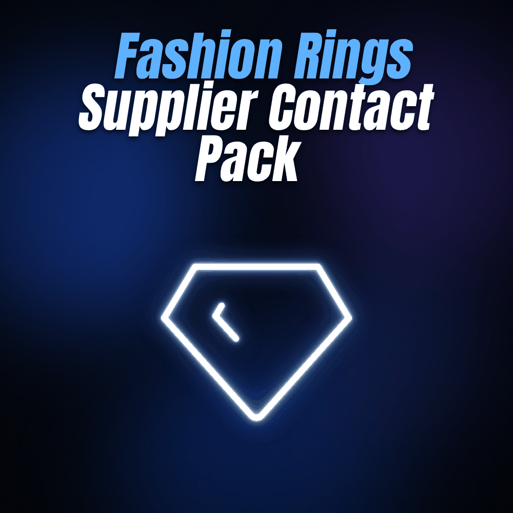 Fashion Rings Supplier Contact Pack