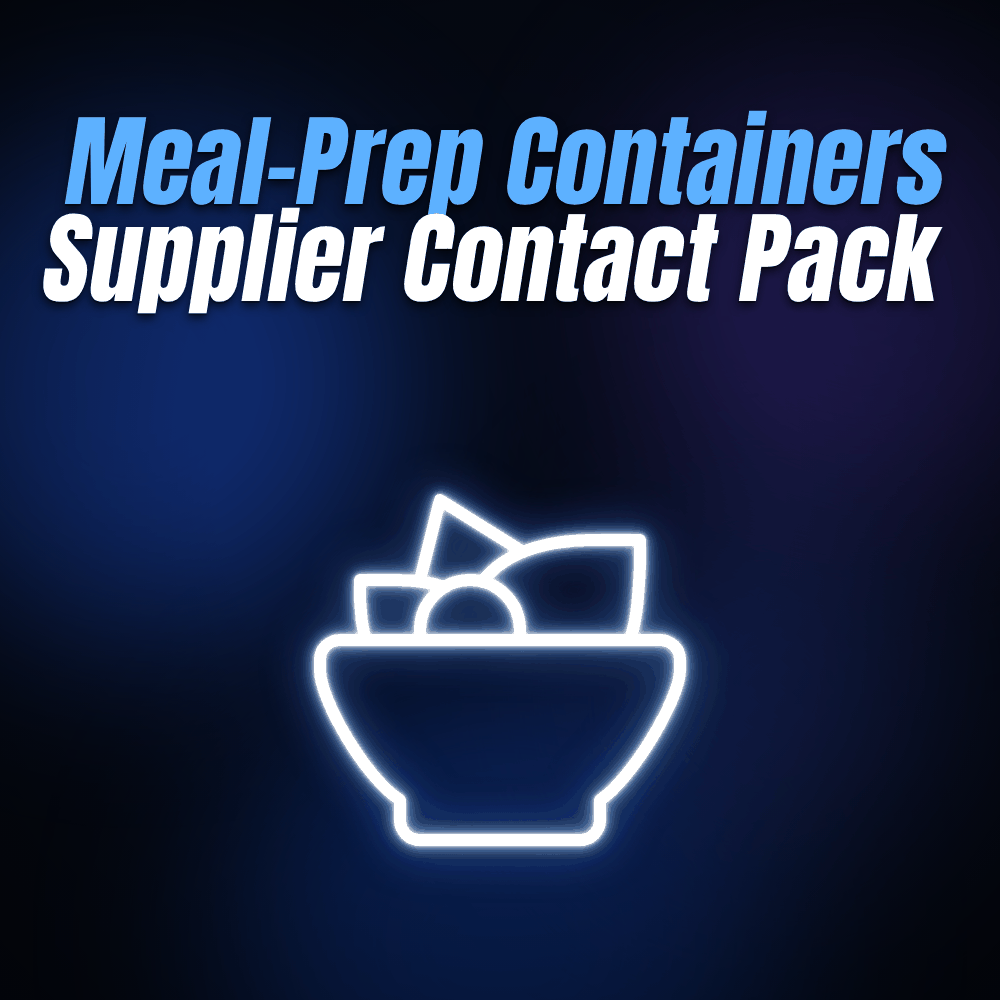 Meal-Prep Containers Supplier Contact Pack