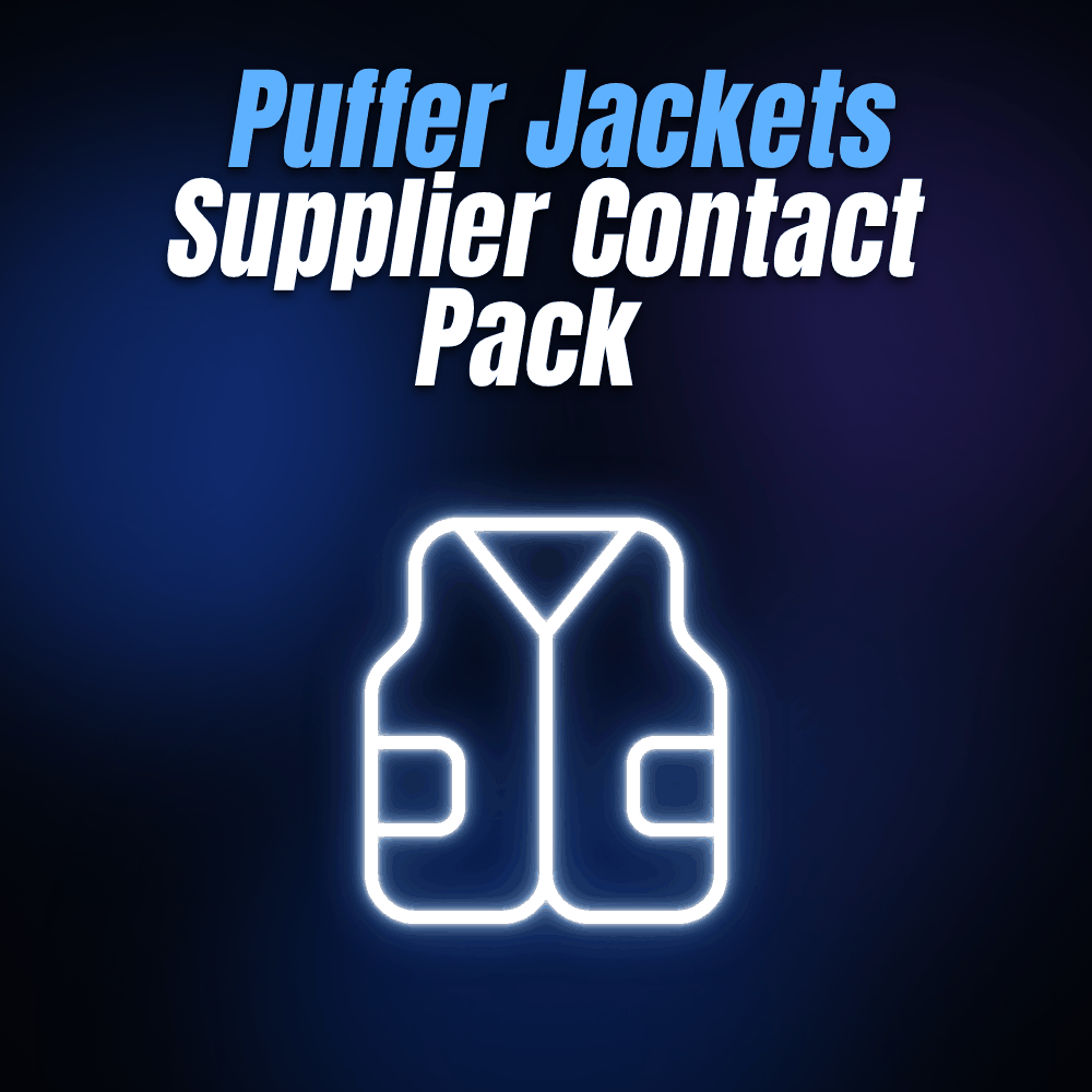 Puffer Jackets Supplier Contact Pack