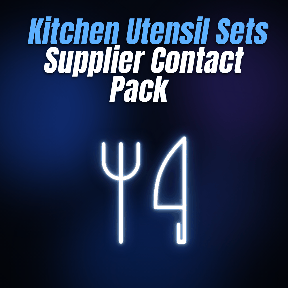 Kitchen Utensil Sets Supplier Contact Pack