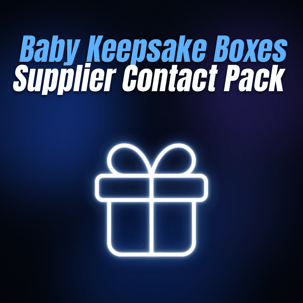 Baby Keepsake Boxes Supplier Contact Pack