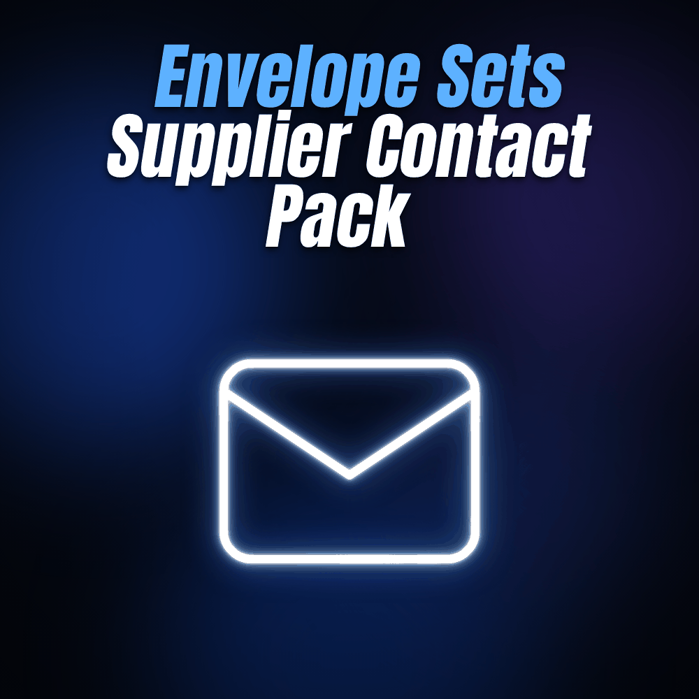 Envelope Sets Supplier Contact Pack