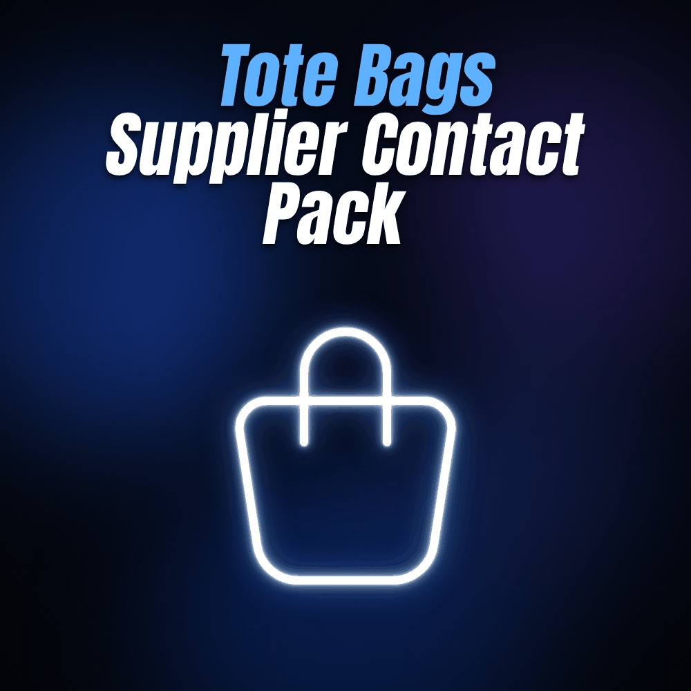 Tote Bags Supplier Contact Pack