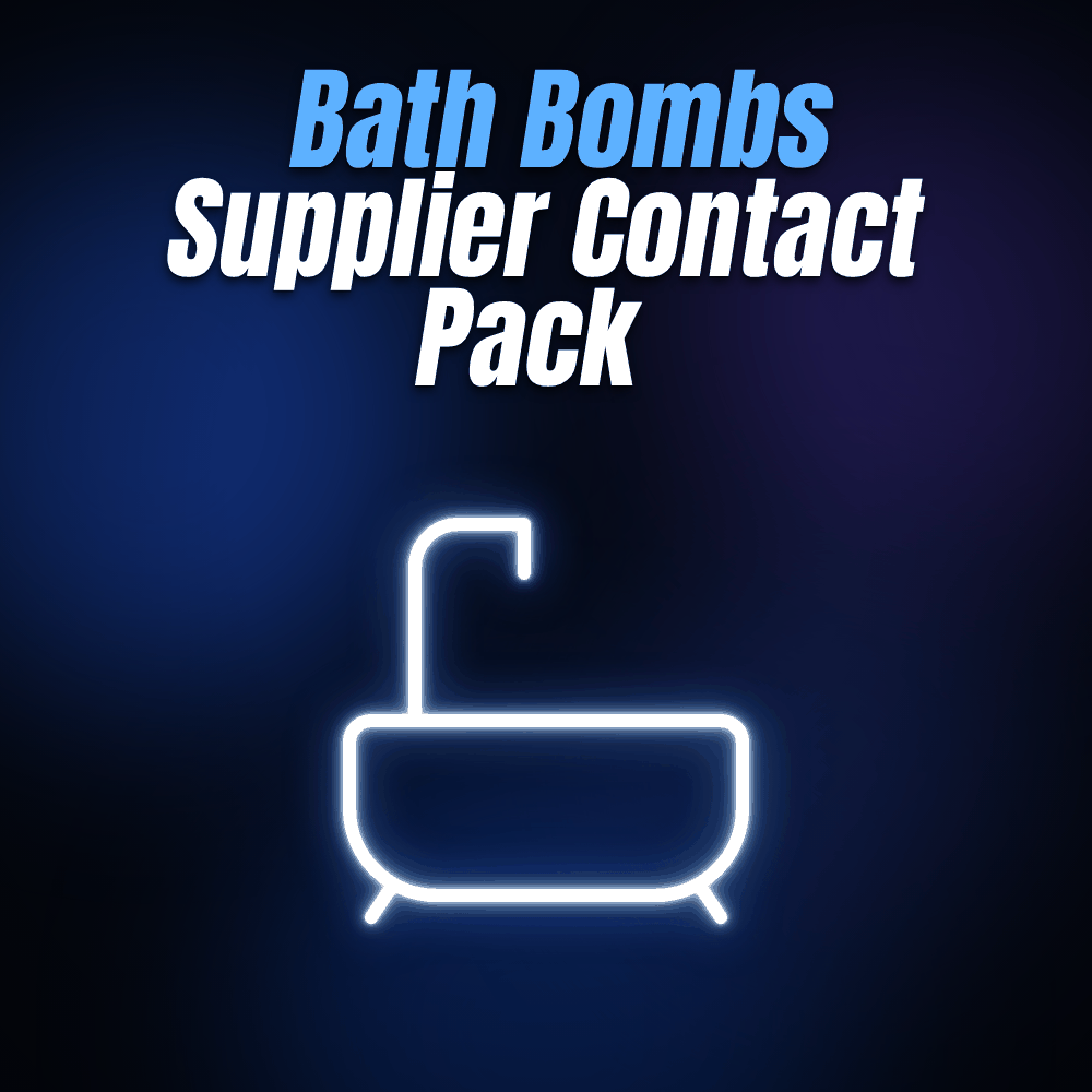 Bath Bombs Supplier Contact Pack