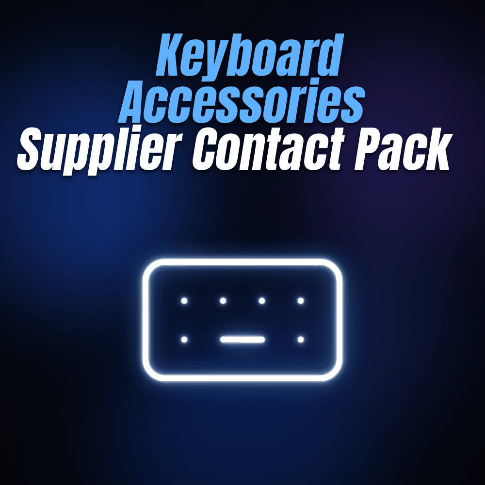 Keyboard Accessories Supplier Contact Pack