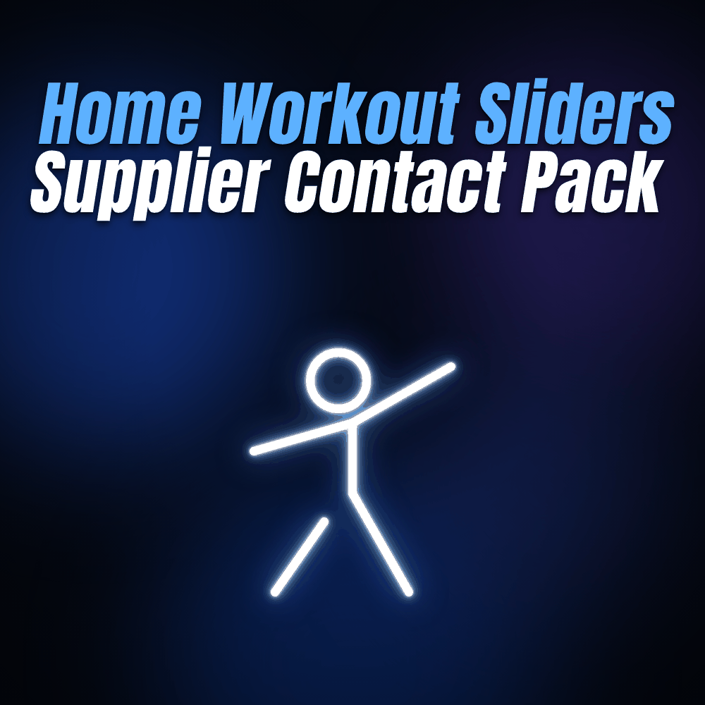 Home Workout Sliders Supplier Contact Pack