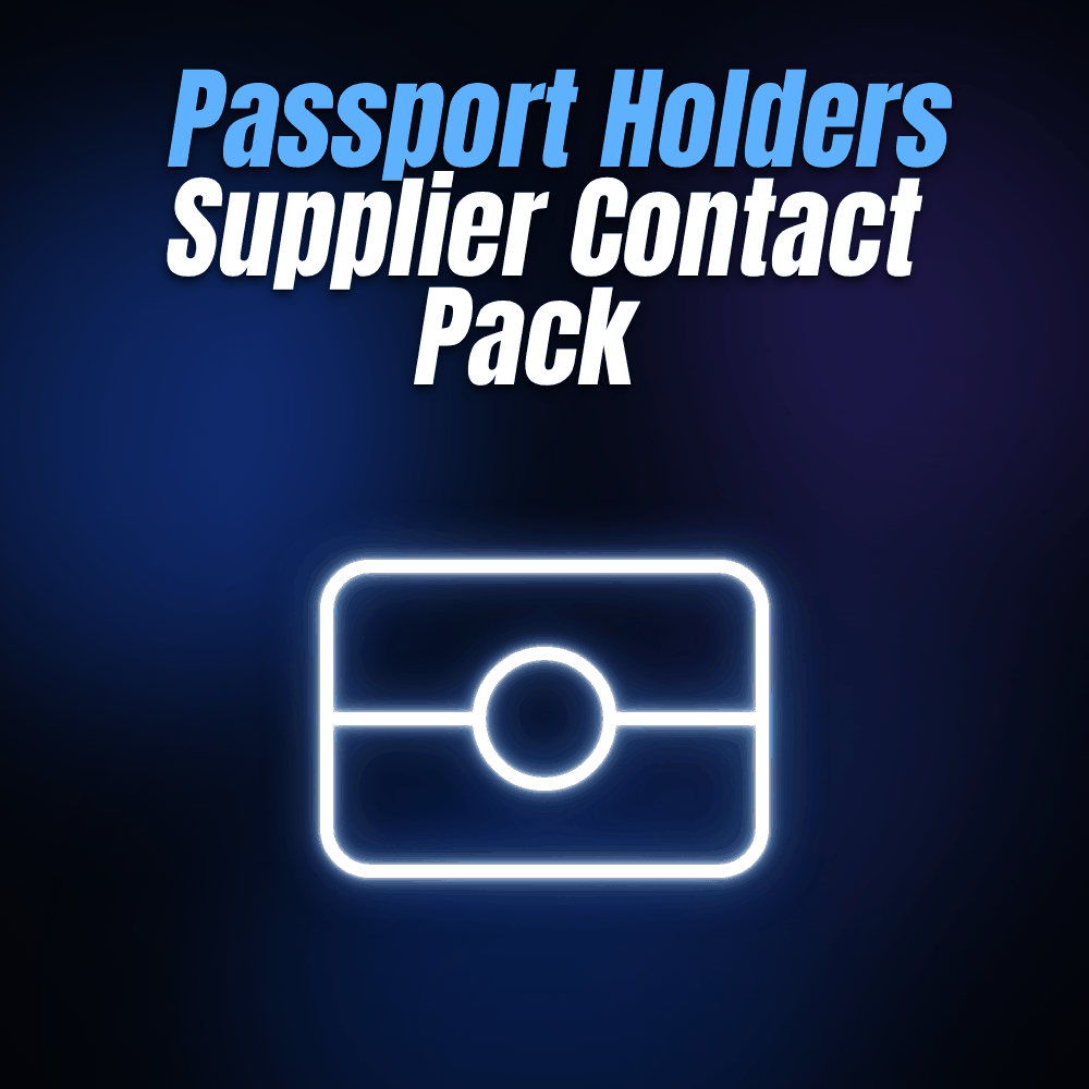 Passport Holders Supplier Contact Pack