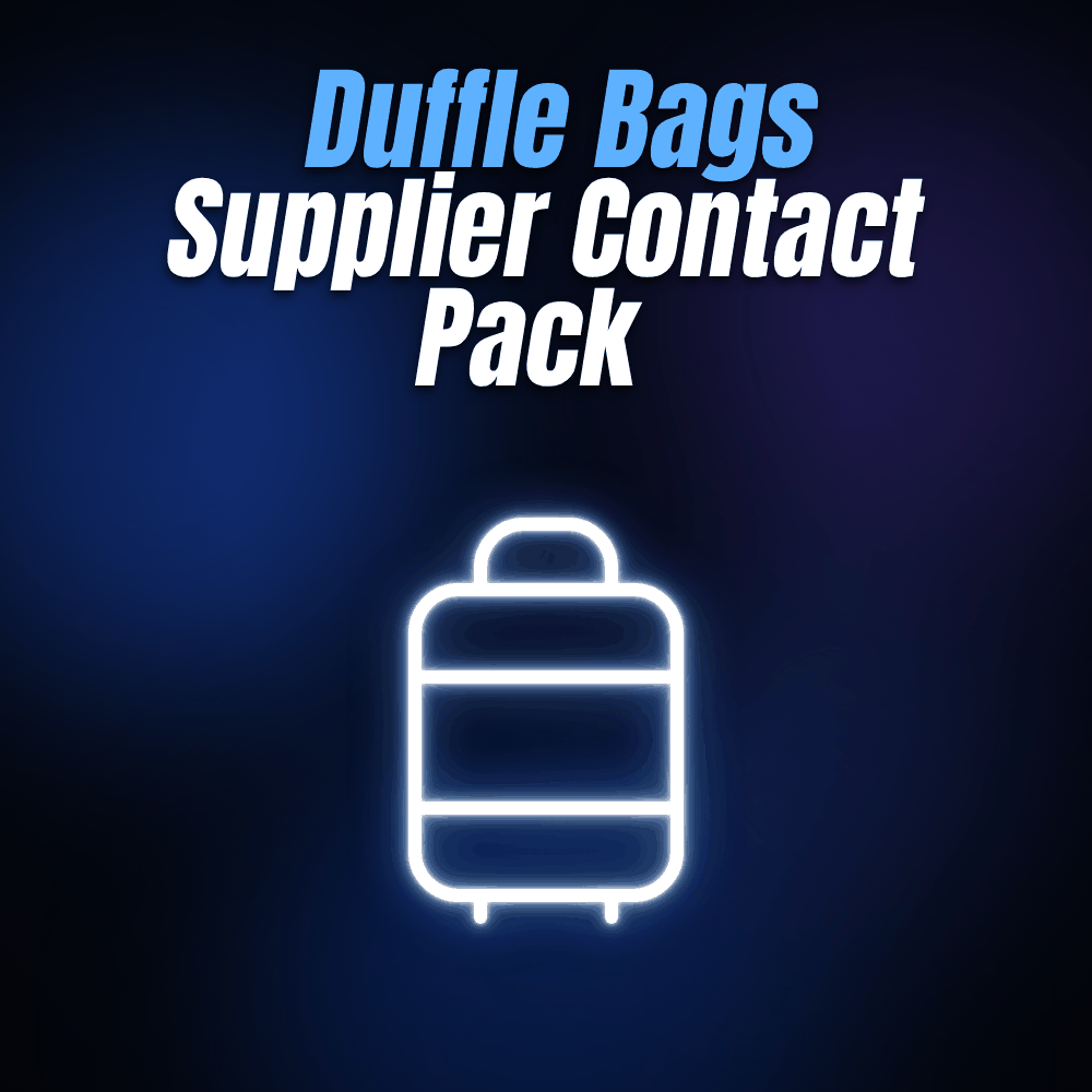 Duffle Bags Supplier Contact Pack