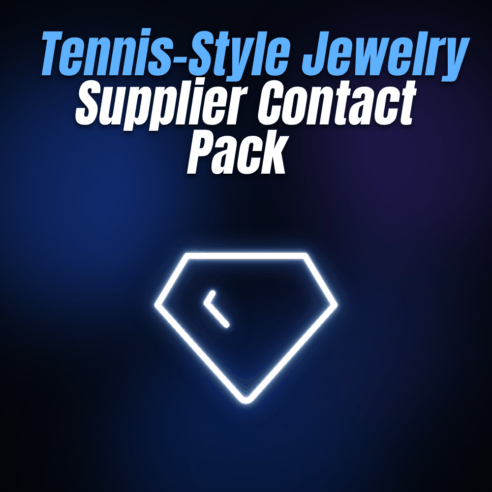 Tennis-Style Jewelry Supplier Contact Pack