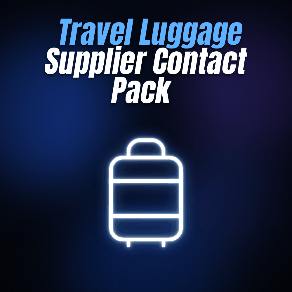 Travel Luggage Supplier Contact Pack