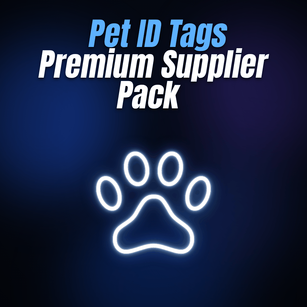Pet ID Tags Premium Supplier Pack